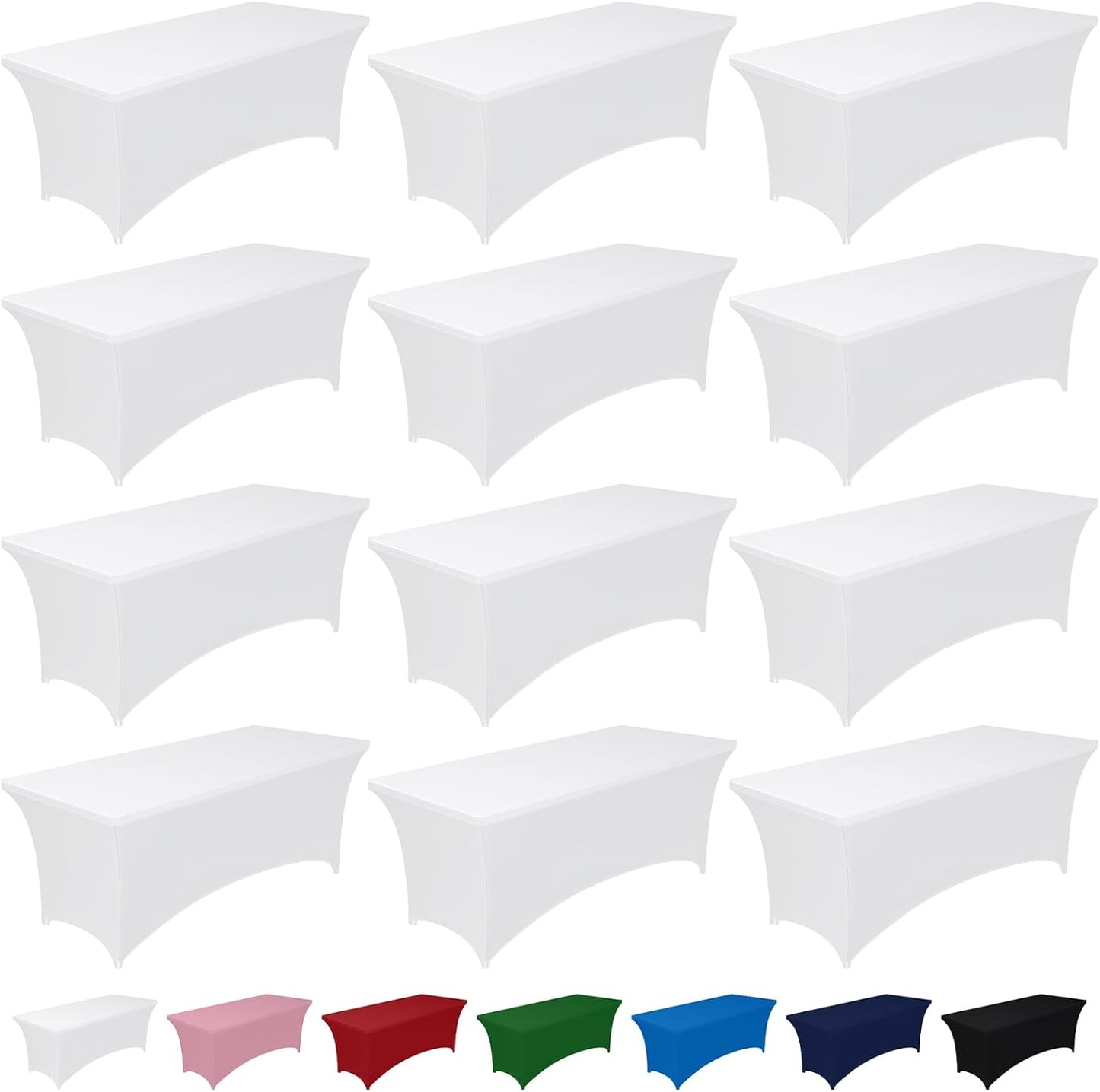 Pureegg Spandex Tablecloth 6ft - Perfect for Any Event