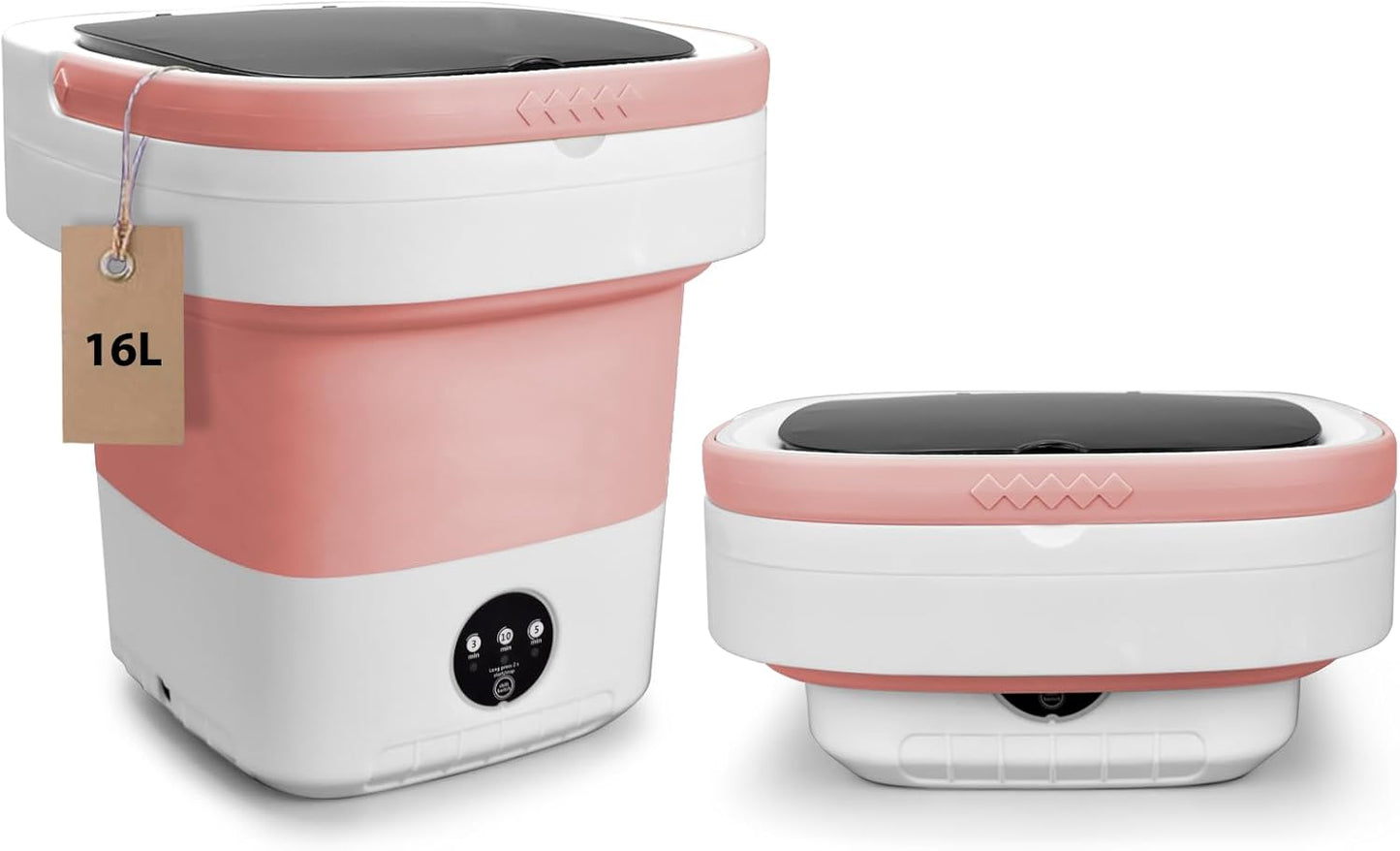 Compact 16L Portable Washer & Dryer - Deep Clean Underwear & Baby Clothes