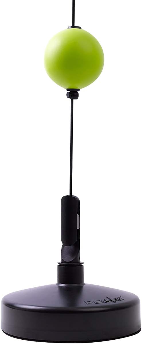 Height-Adjustable Black Boxing Set for Home Gym & Reflex Ball Training