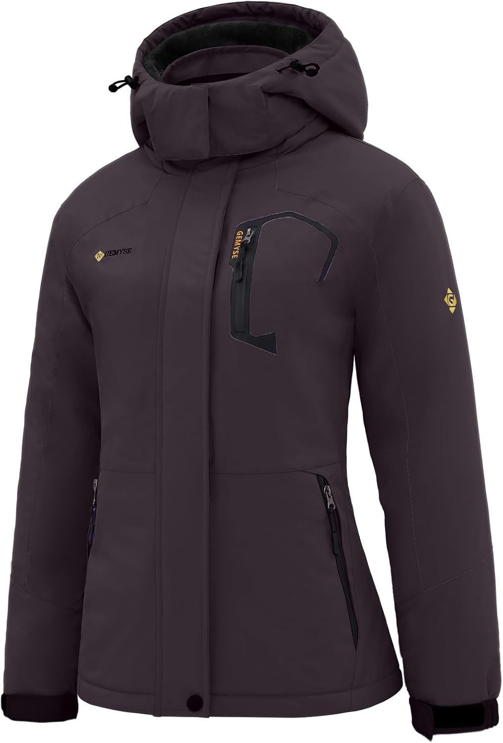 GEMYSE Women's Ski Snow Jacket: Warm, Waterproof & Windproof