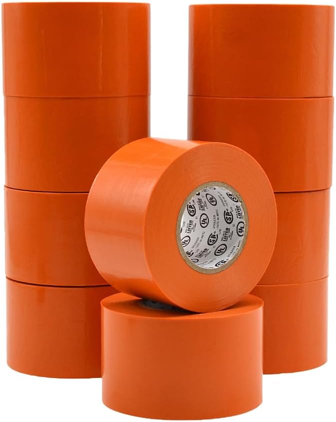 Professional Grade Orange Electrical Tape for All Your Needs