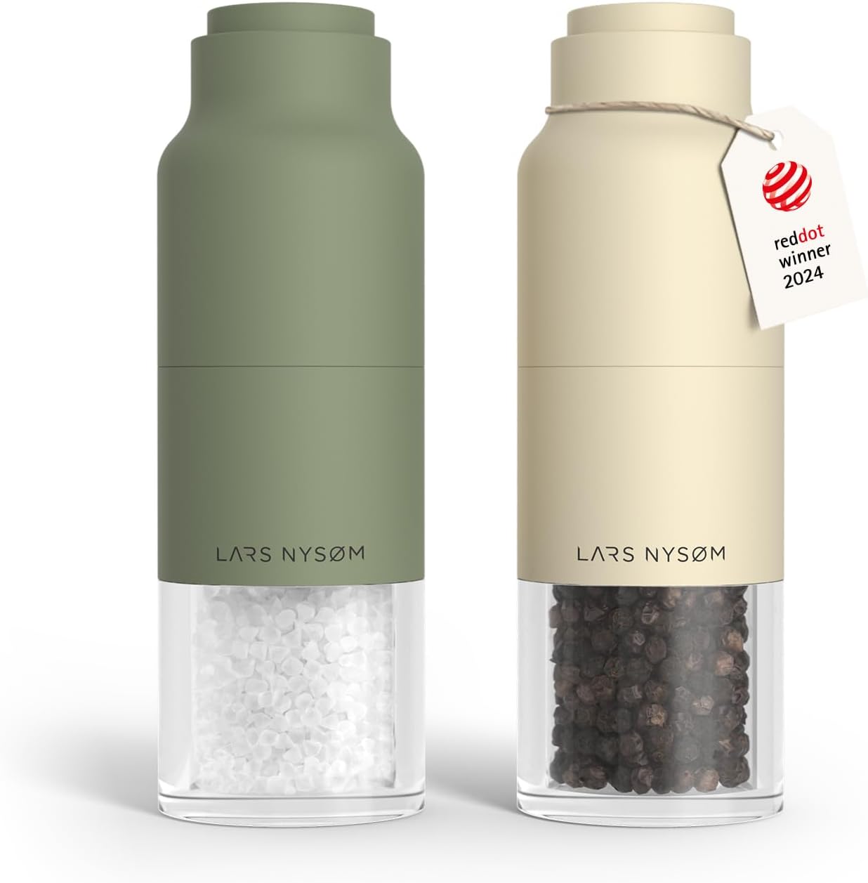 LARS NYSM Salt and Pepper Grinder Set for Stylish Cooking