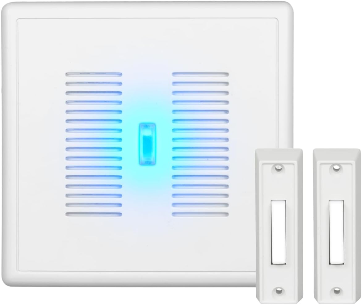 NICOR Lighting White Door Chime Kit - Easy Installation