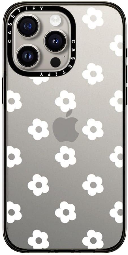 CASETiFY Compact iPhone 15 Pro Max Case with Ditsy Daisies Design