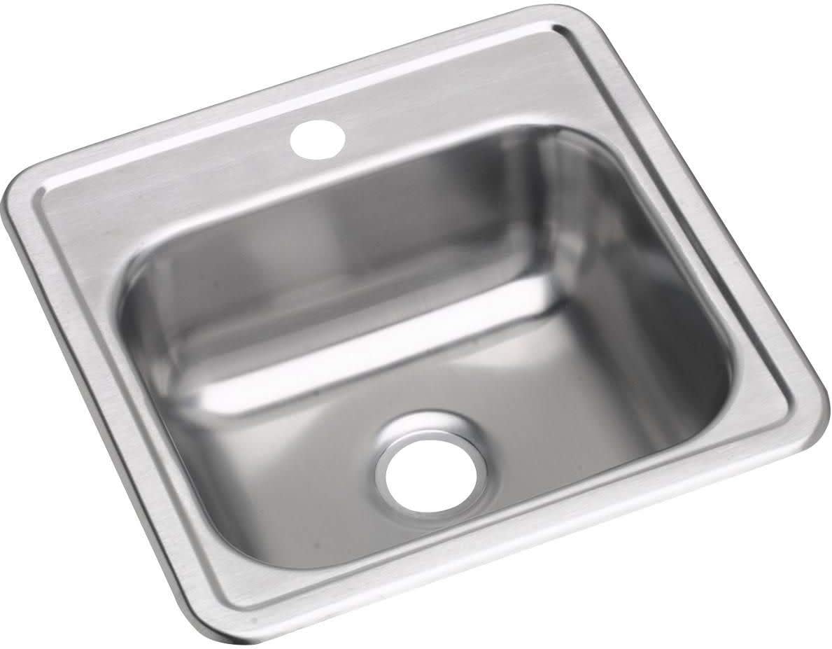 Elkay D11516 Dayton 15 Drop In Single Basin Stainless Steel Sink