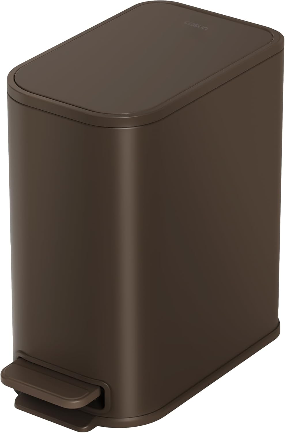 Cesun Small Bathroom Trash Can with Lid Soft Close for Space Saving