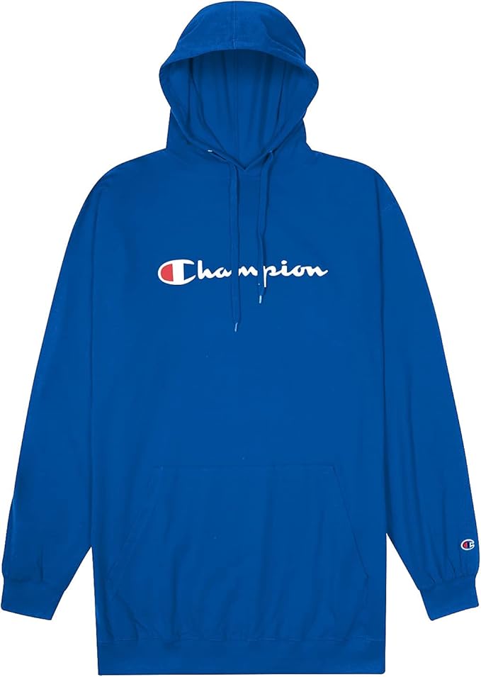 Champion Mens Big and Tall Long Sleeve Pullover Jersey Hoodie