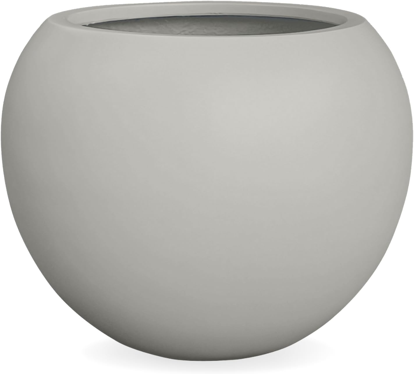 Globo Large Fiberstone Plant Pot for Indoor and Outdoor Use