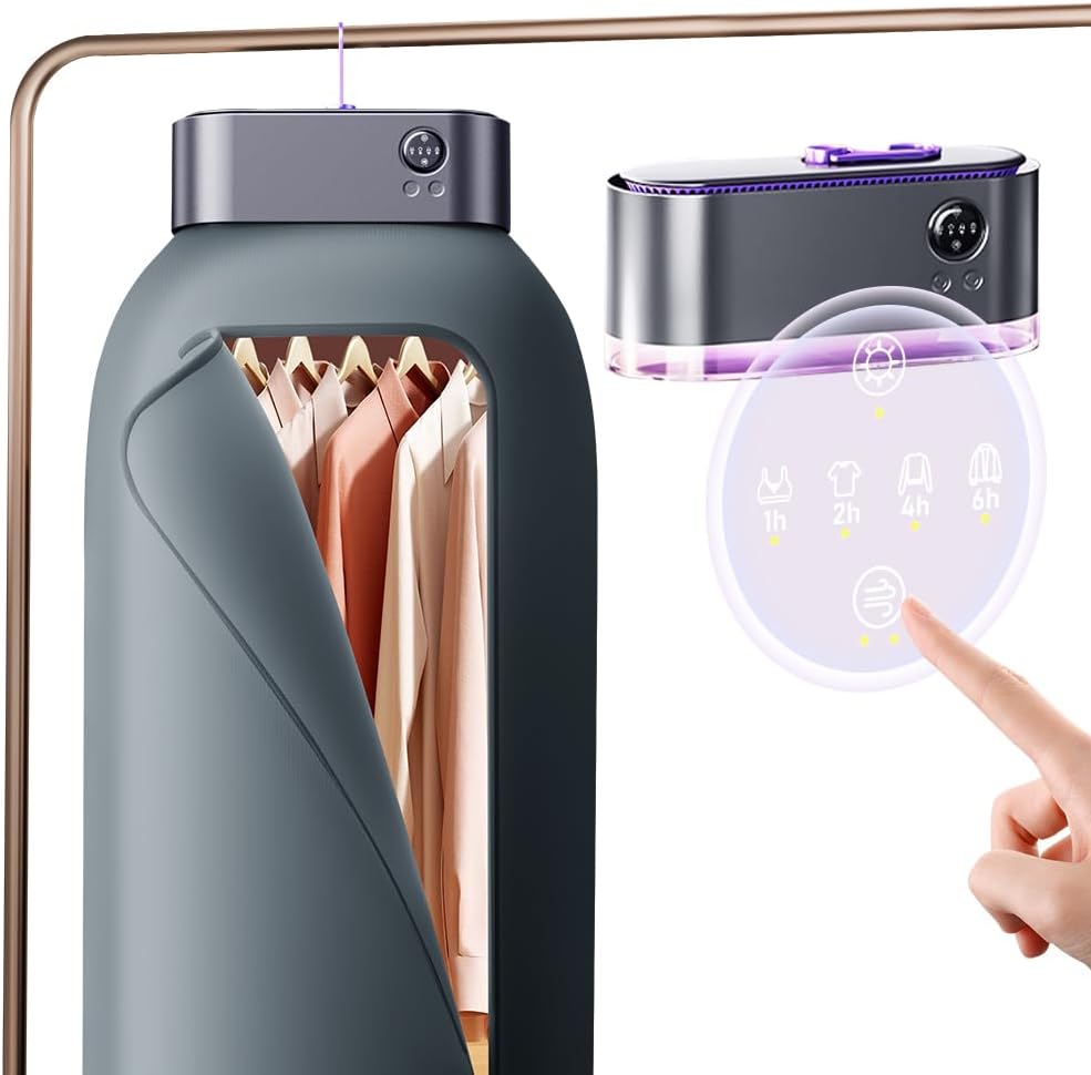 Mishcdea Portable Mini Dryer: Space-Saving & Efficient!