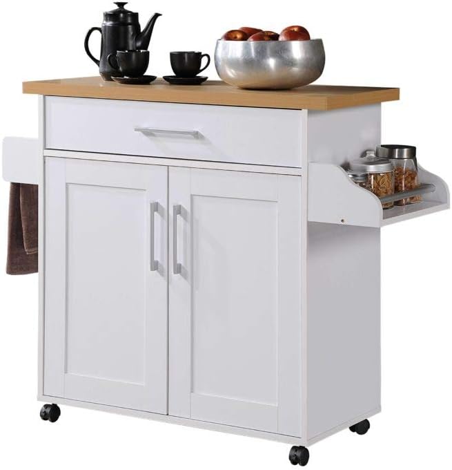 Hodedah Kitchen Island: Organize in Style!