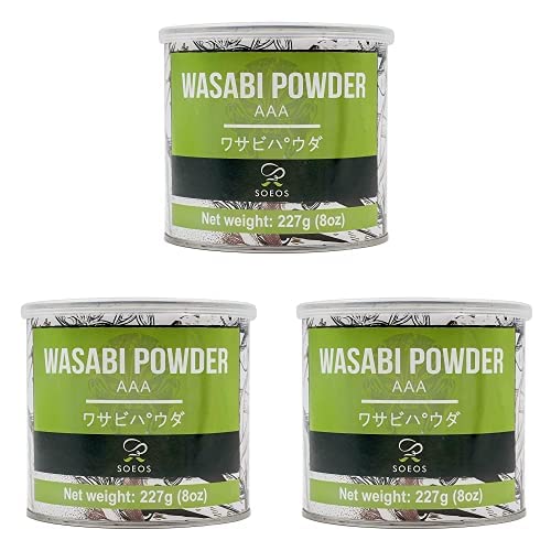 Soeos Premium Wasabi Powder for Sushi and Culinary Delights