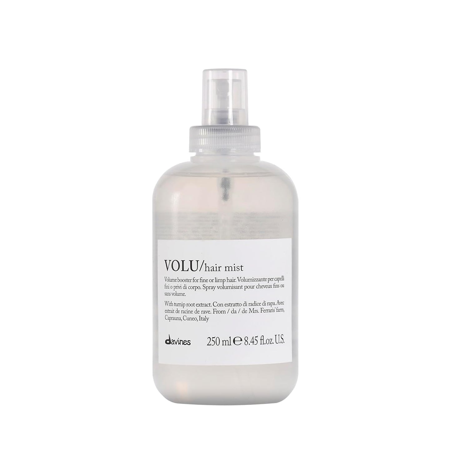 Davines VOLU Hair Mist for Volume and Shine in Limp Hair