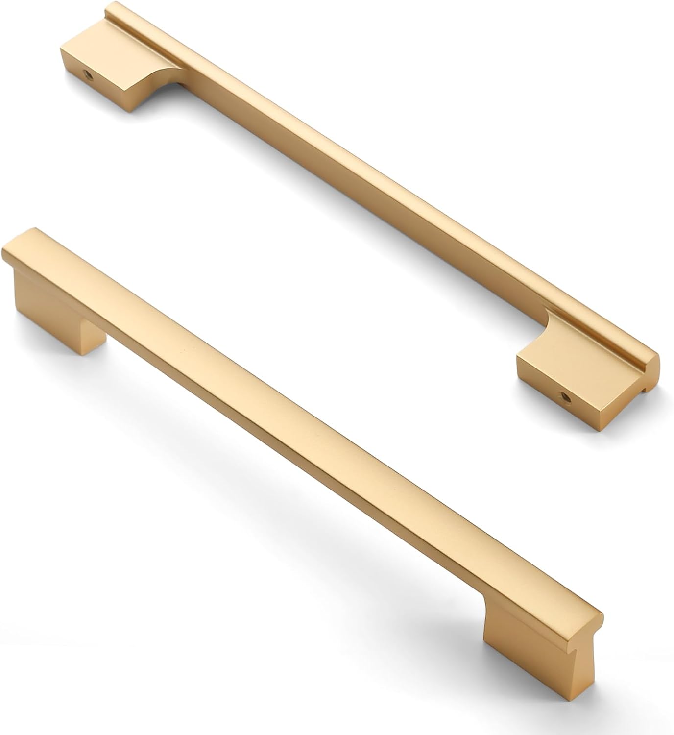 Brushed Gold Cabinet Pulls - 10 Pack 7 Inch Handles for Upgrades