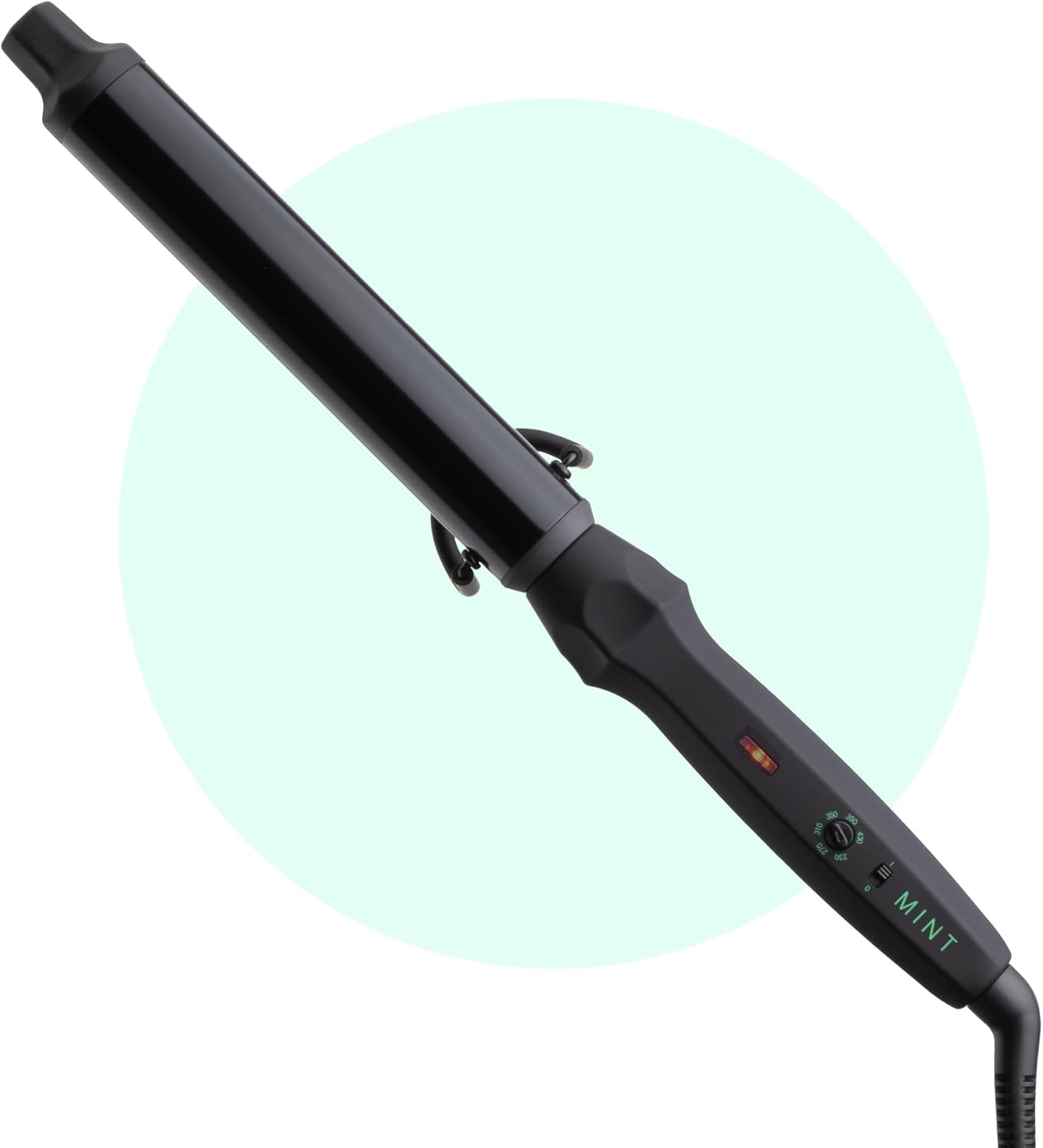 MINT Professional Clamp-Free Curling Wand for Long Hair Styling