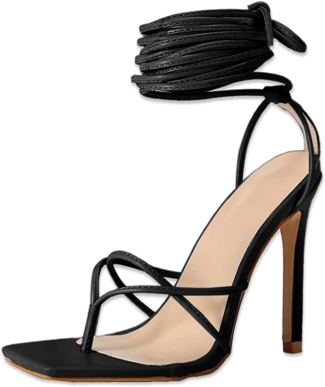 Chic Lace Up Heeled Sandals for Parties and Casual Outings