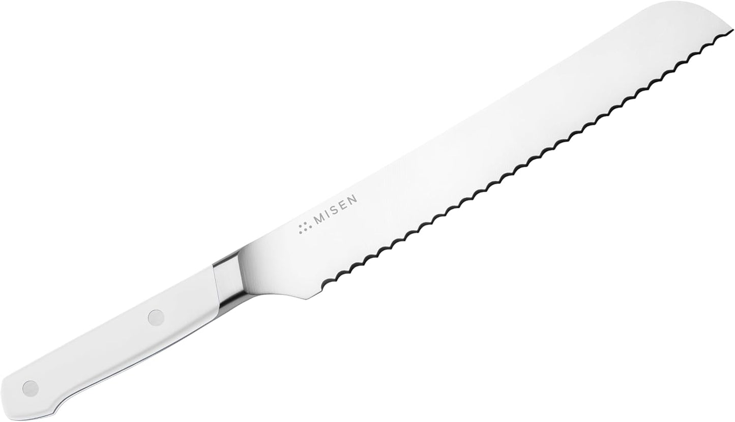 Misen Serrated Bread Knife for Effortless Slicing of Bread