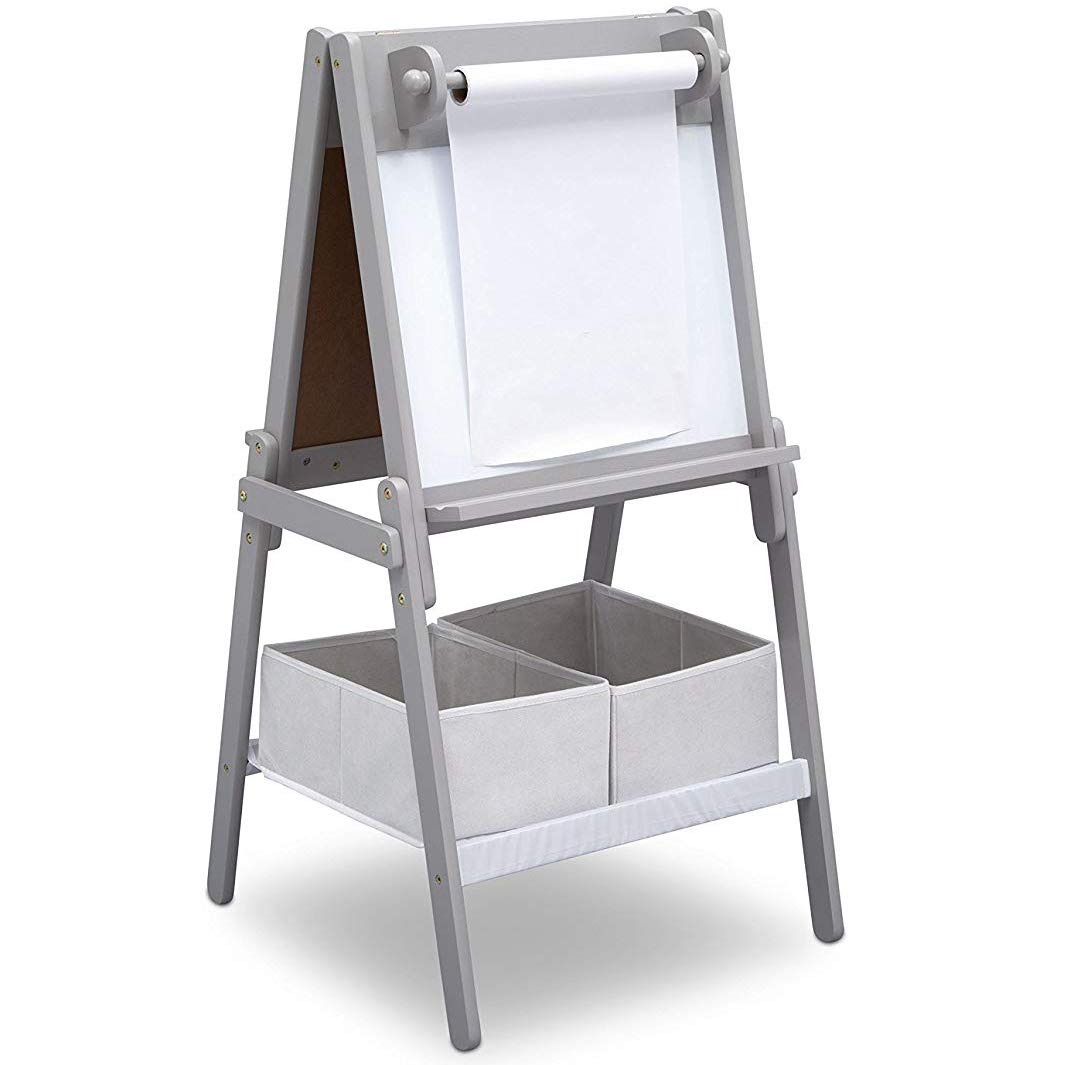 Delta Children MySize Kids Double-Sided Storage Easel for Fun