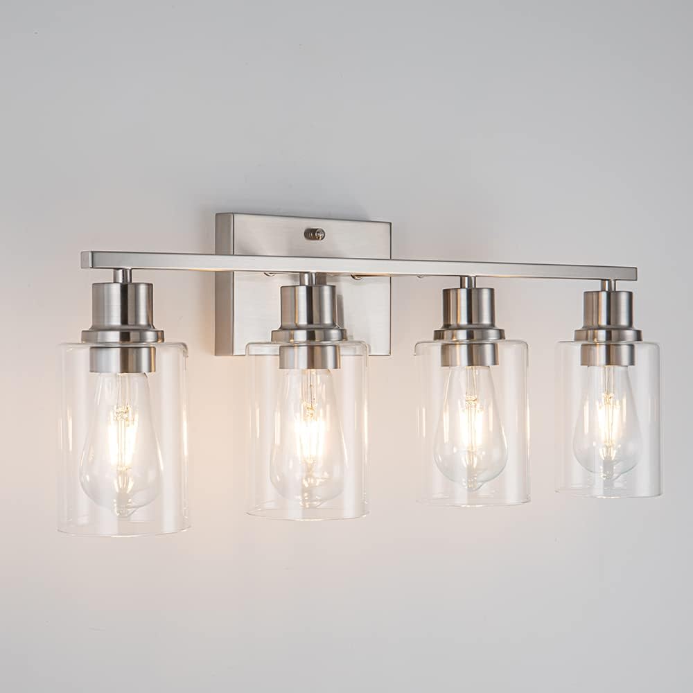 Brushed Nickel Bathroom Light Fixtures for Modern Homes
