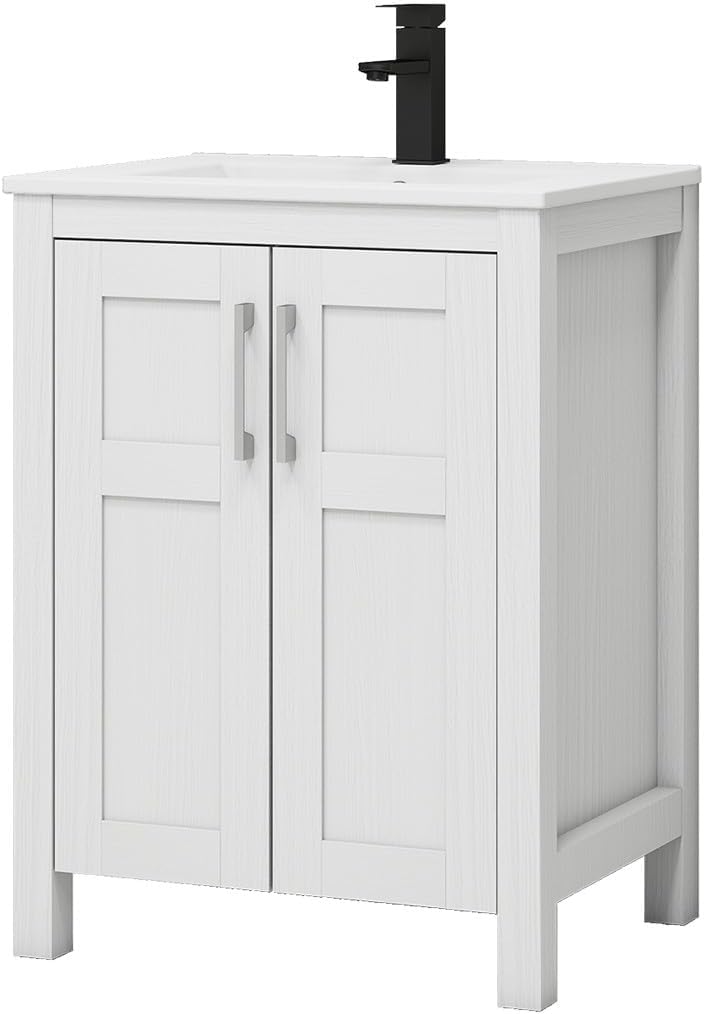 24in Bathroom Vanity with Sink Combo for Stylish Spaces