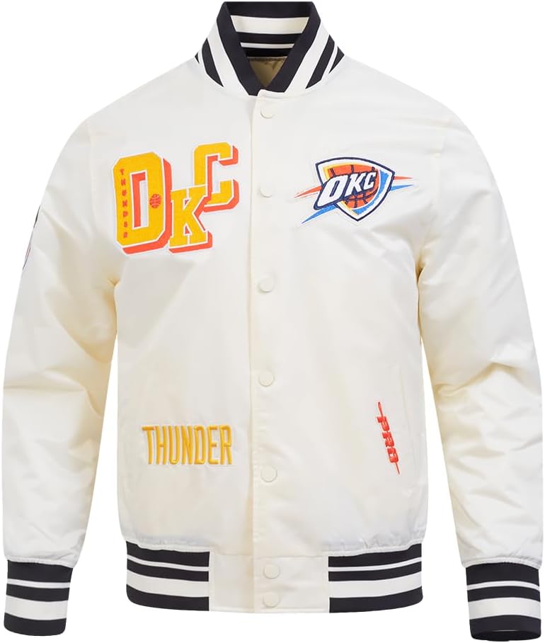 Pro Standard Mens NBA Best Of Satin Jacket for Stylish Comfort
