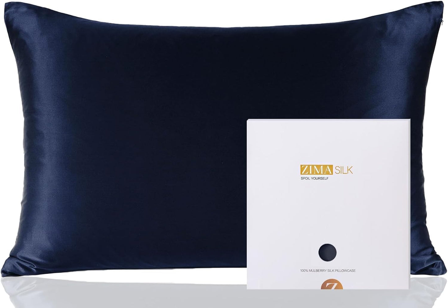 ZIMASILK 100% Pure Mulberry Silk Pillowcase for Hair and Skin