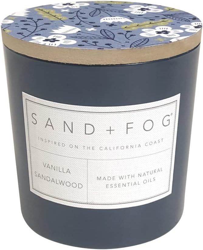 Scented Candles with Vanilla Sandalwood - 21 oz Luxury Decor