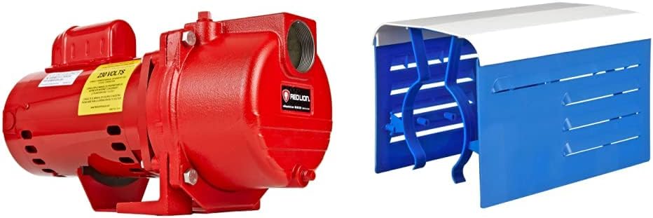 Red Lion 1.5 HP Sprinkler Pump Bundle with Durable Motor Cover
