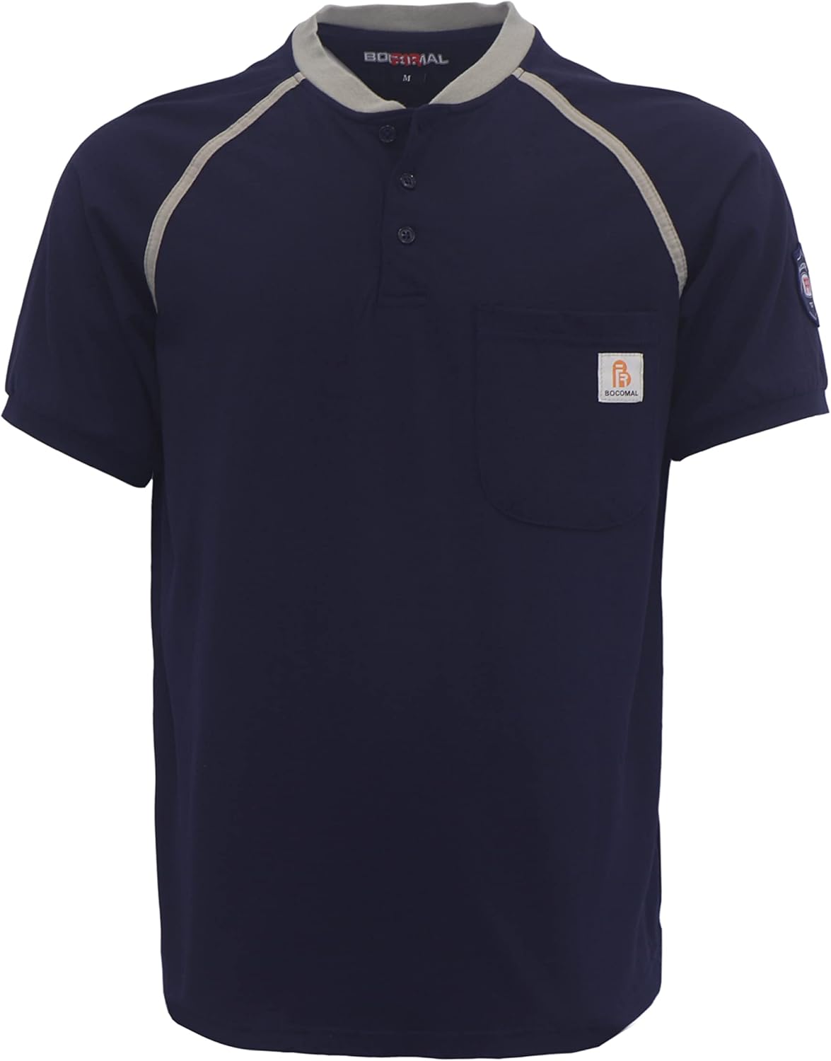 BOCOMAL FR Shirts: Lightweight Flame Resistant Henley & Short Sleeve