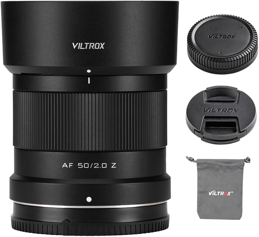 VILTROX AF 50mm F2.0 Z Full Frame Lens for Nikon Z Cameras
