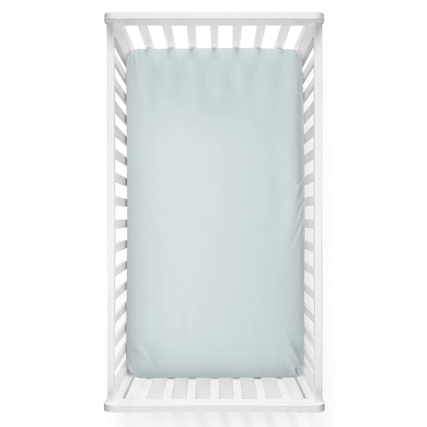 Breathable Bamboo Viscose Fitted Crib Sheet for Baby Comfort