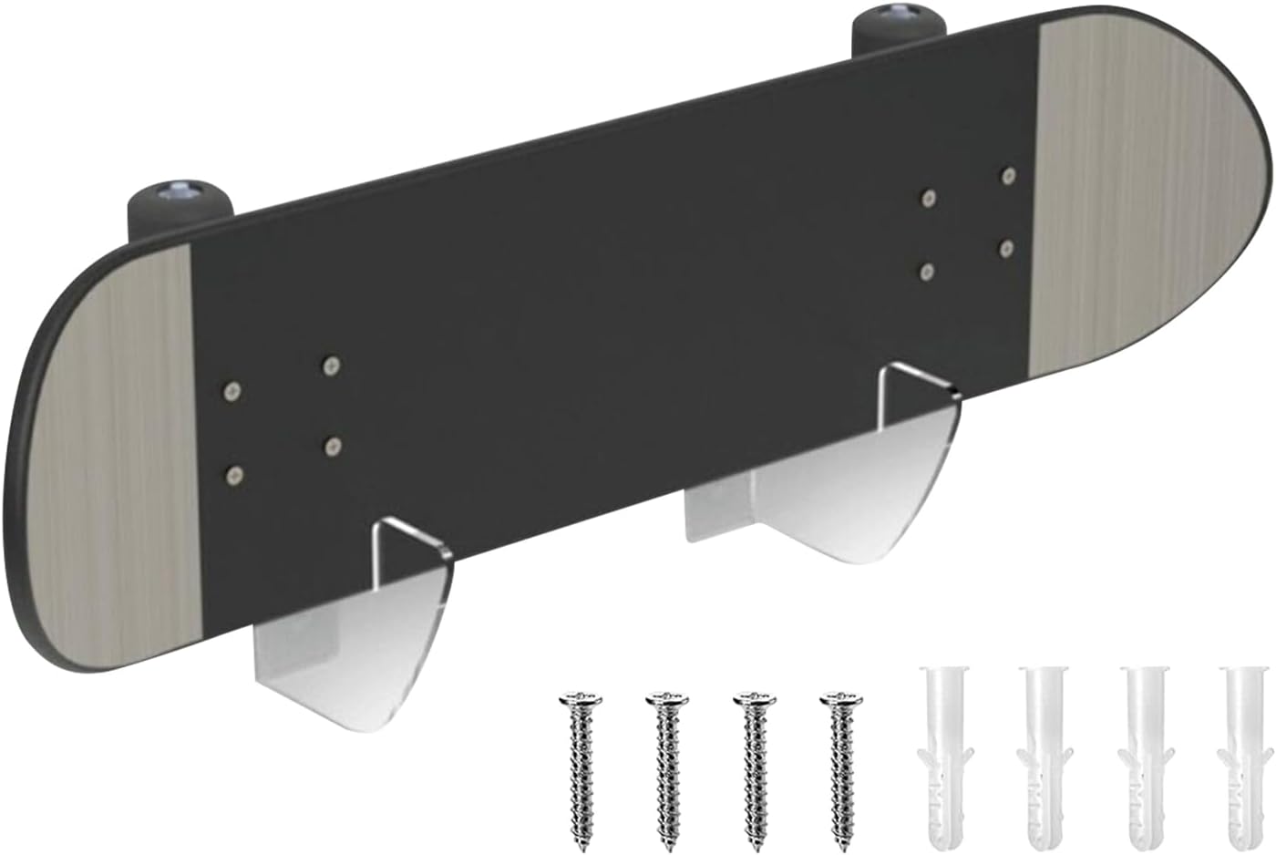 Acrylic Skateboard Wall Mount - Clear Deck Display