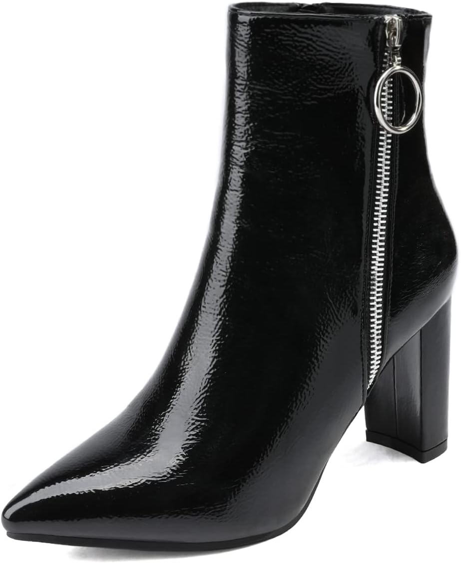 DREAM PAIRS Women's Chunky Heel Ankle Booties for Style