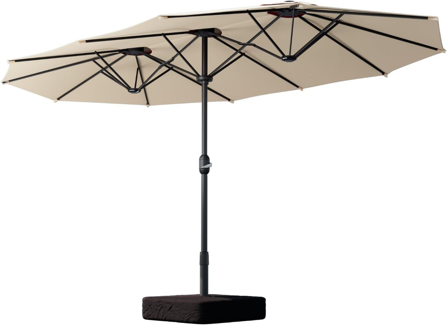 Beanss Outdoor Patio Umbrella - 15 FT Double Sided Coverage