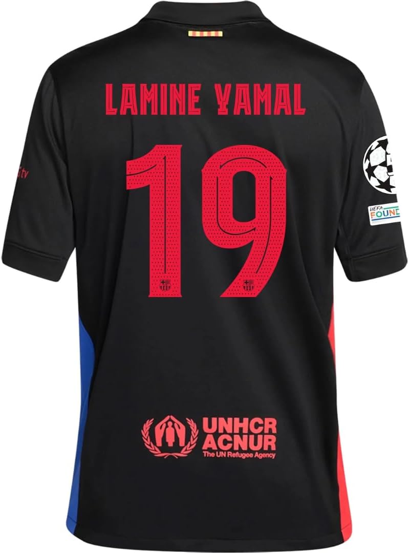 Lamine Yamal Mens Soccer Jersey Fan Version for Training & Casual