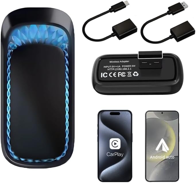 Qziano Wireless Carplay & Android Auto Adapter