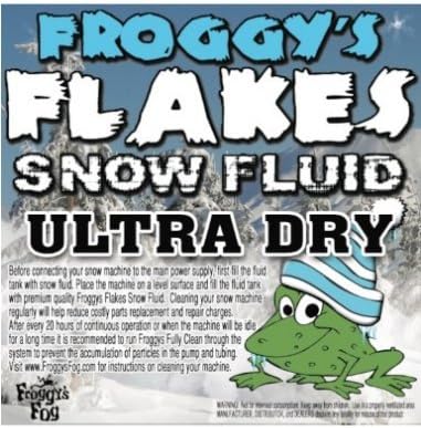 Froggys Flakes Snow Machine Juice Fluid - Ultra Dry Formula