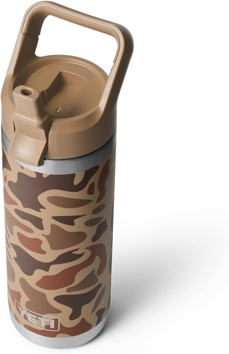 YETI Rambler 18 oz Bottle: Insulated Stainless Steel with Straw Cap