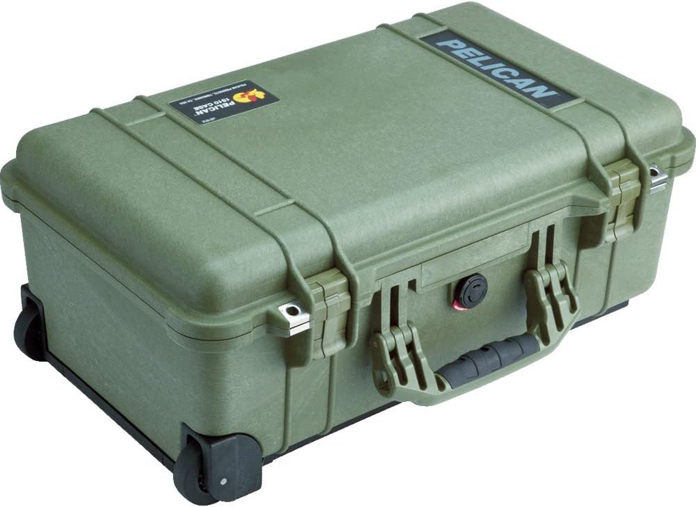 Pelican 1510 Case With Foam in OD Green for Ultimate Protection