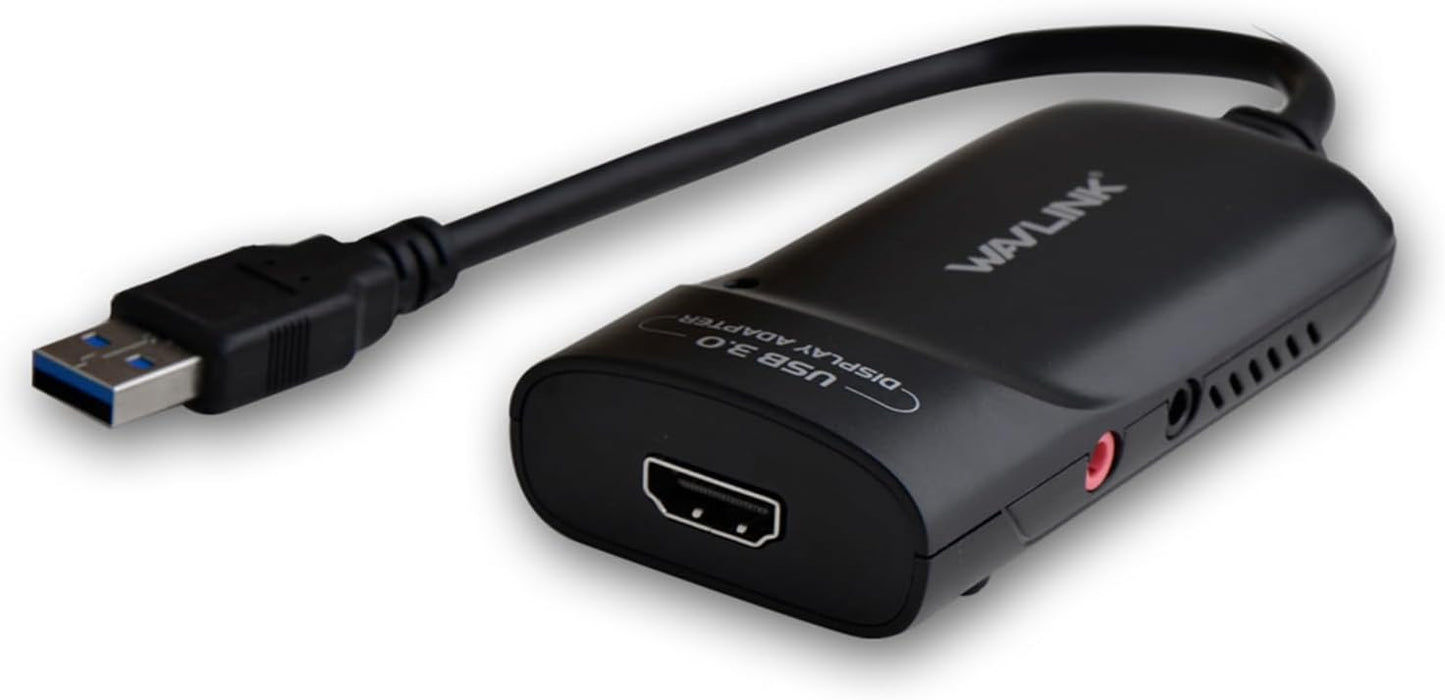 WAVLINK USB 3.0 HDMI Adapter: 2K Resolution, 6 Monitors
