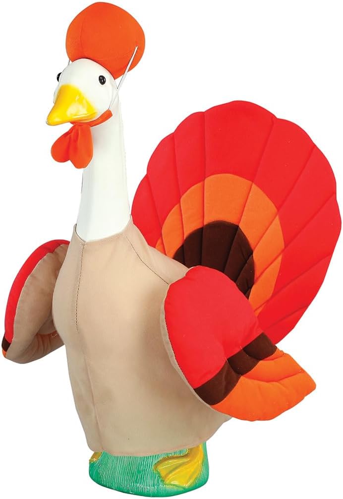 Gaggleville Turkey Goose Outfit for Large 23 H Statue Decor