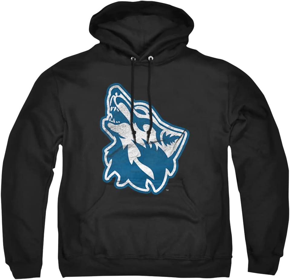 Official Collegiate Distressed Logo Hoodie for Everyday Wear