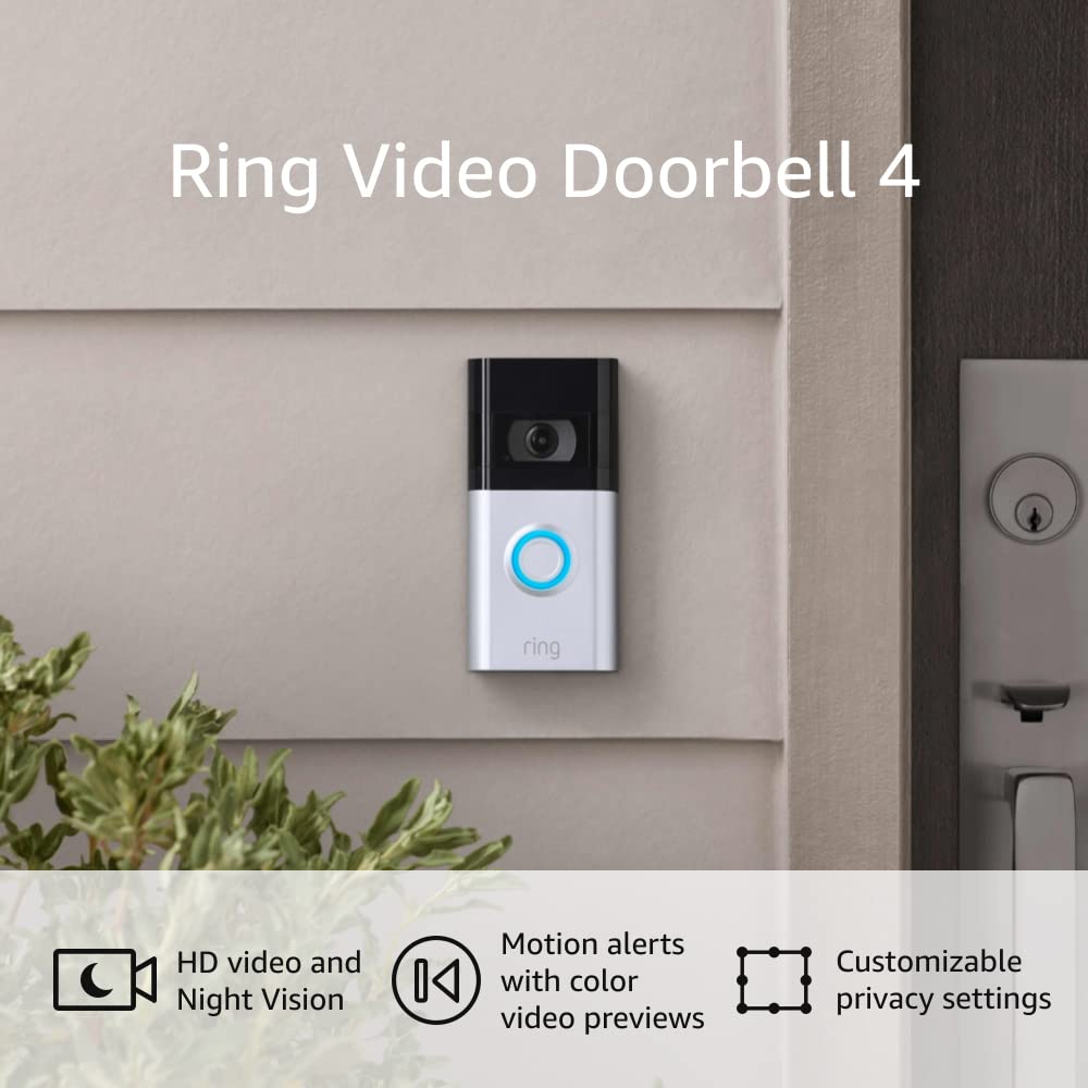 Ring Video Doorbell 4: 4-Second Color Previews!