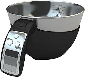 Fradel Digital Kitchen Food Scale with Bowl for Precise Measuring