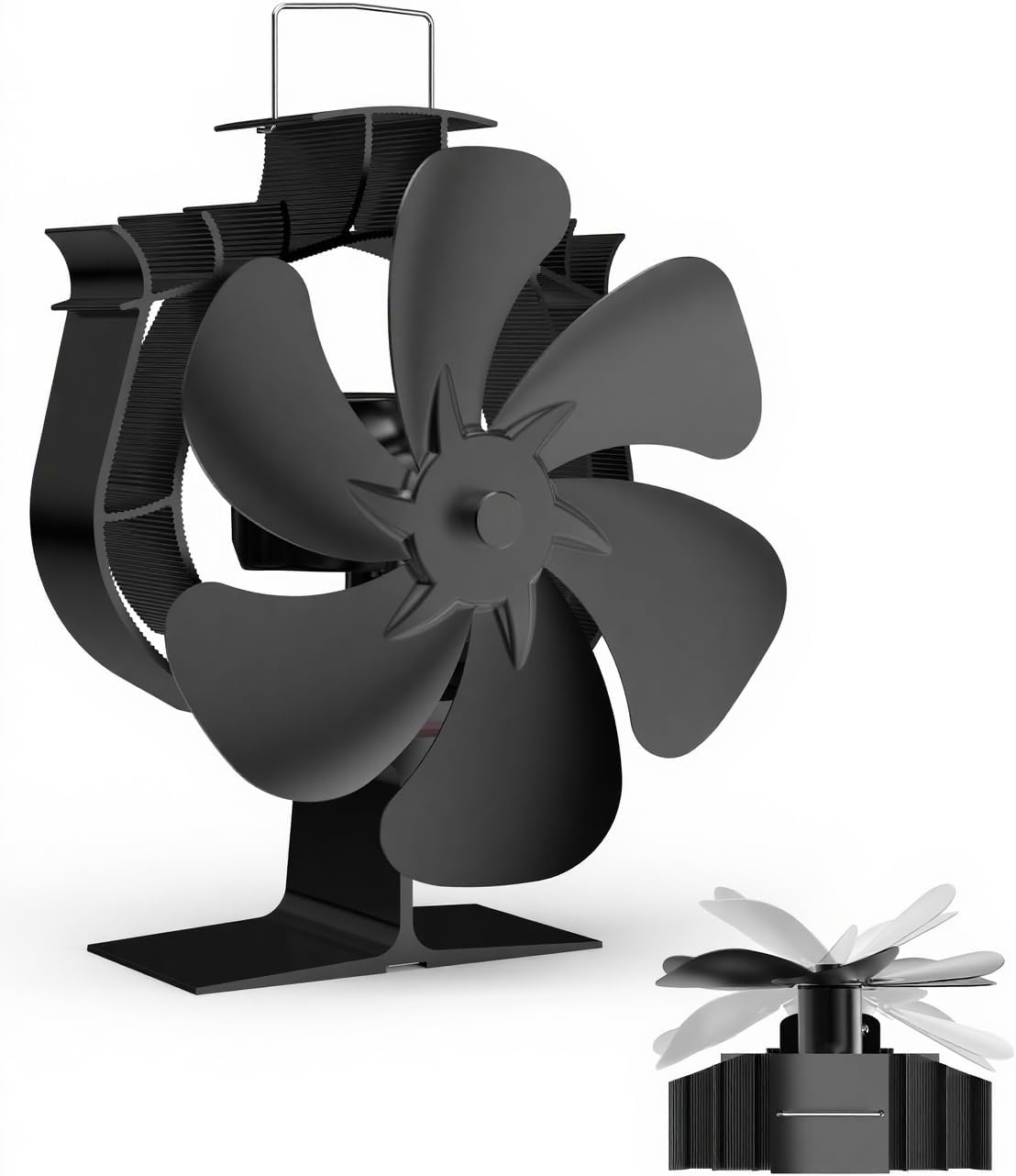 HIDALIFE Oscillating Wood Stove Fan - Efficient Heat Distribution