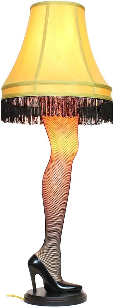 Full Size Christmas Leg Lamp Multicolor for Festive Decor