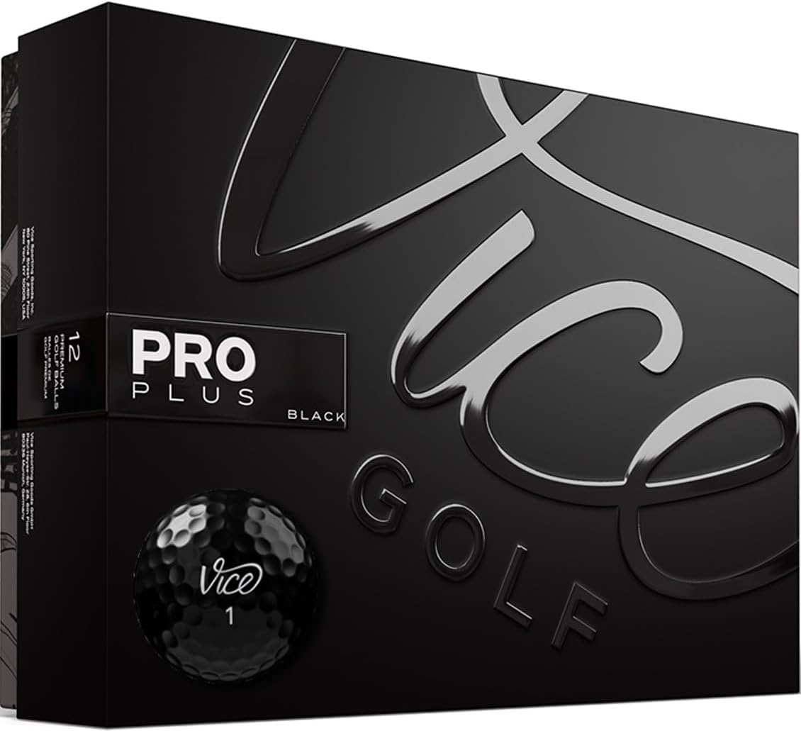 Vice Pro Plus Golf Balls for Enhanced Distance and Control