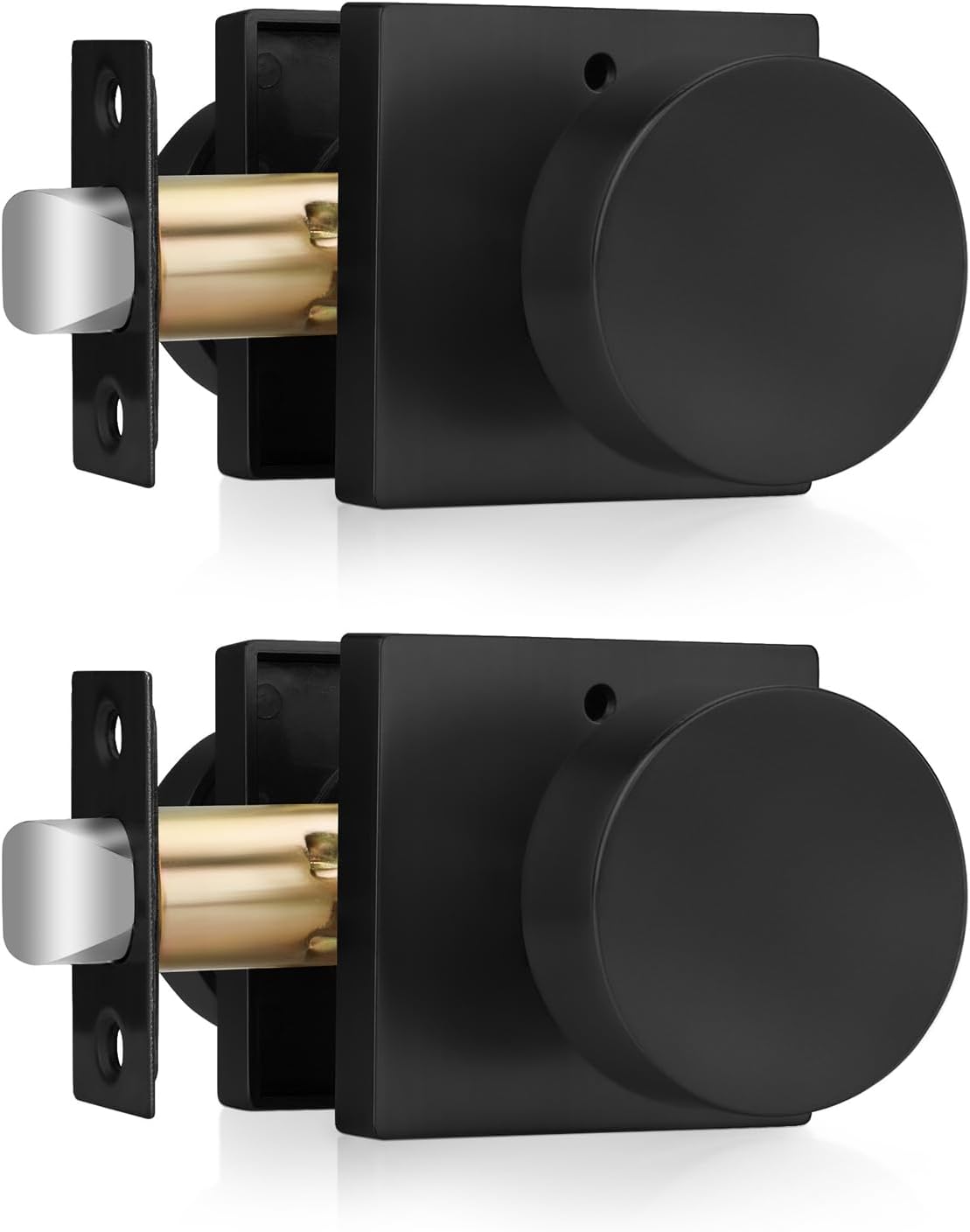 Haidms Matte Black Door Knobs for Privacy and Style in Home