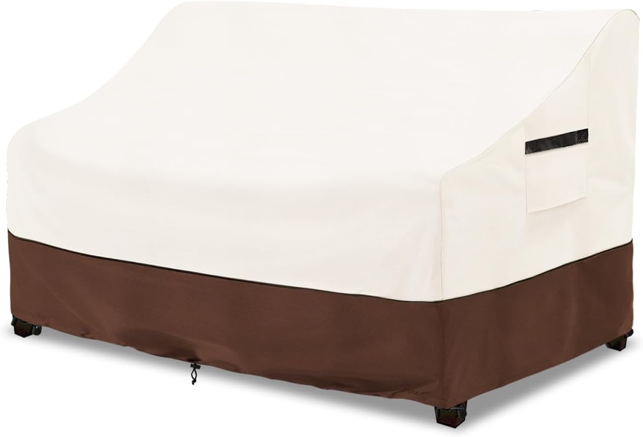 Patio Sofa Covers for 2-Seater Loveseat, Waterproof Protection