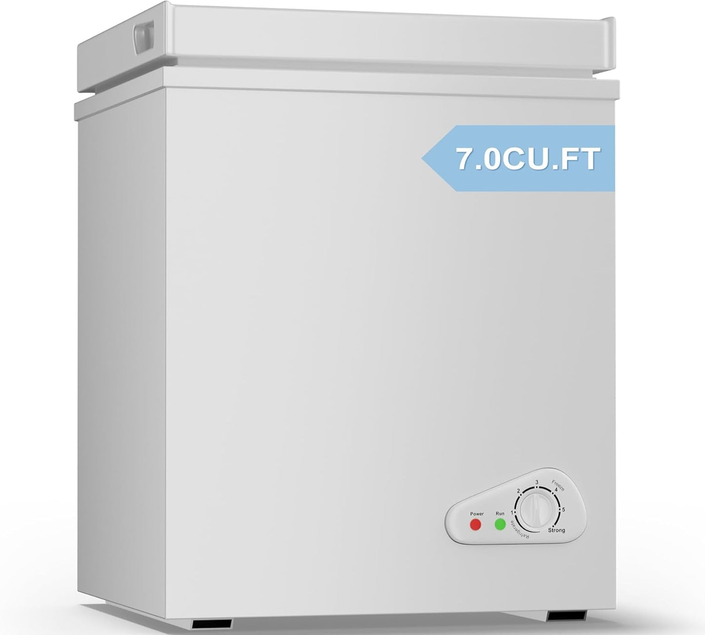 TABU 7.0 Cubic Feet Chest Freezer for Compact Storage Needs