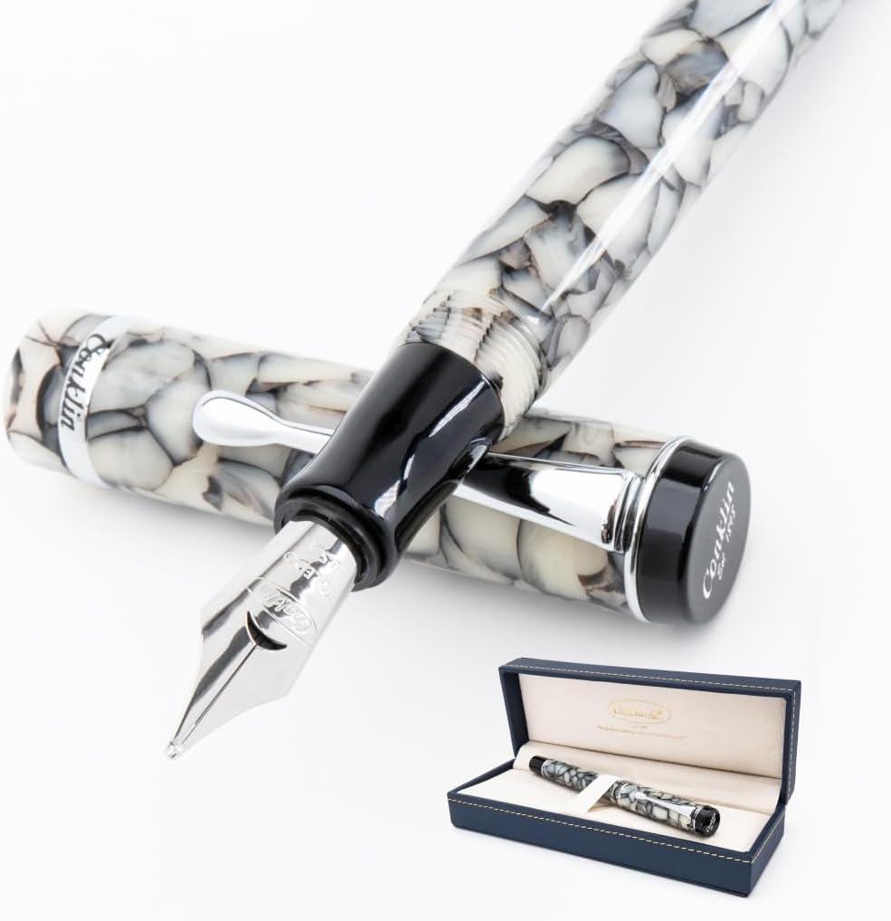 Conklin Duragraph Fountain Pen Cracked Ice - Precision Writing